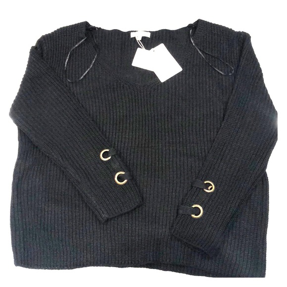 Miracle USA Sweaters - NWT Black Knit Sweater Miracle USA Sweaters - NWT Black Knit Sweater